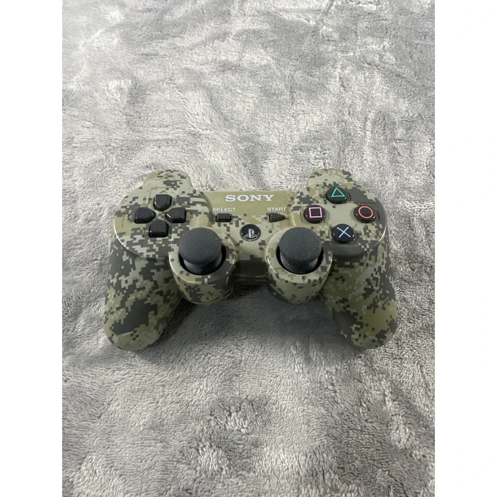 Sony PS3 DualShock 3 Sixaxis Wireless Controller Urban Camo UNTESTED